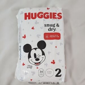 Huggies snug & dry Diapers Size: 2